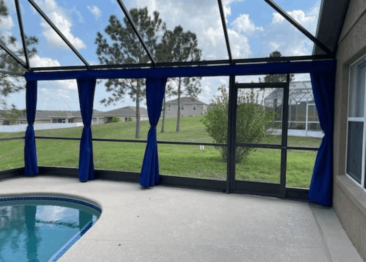 outdoor privacy curtains in clermont florida